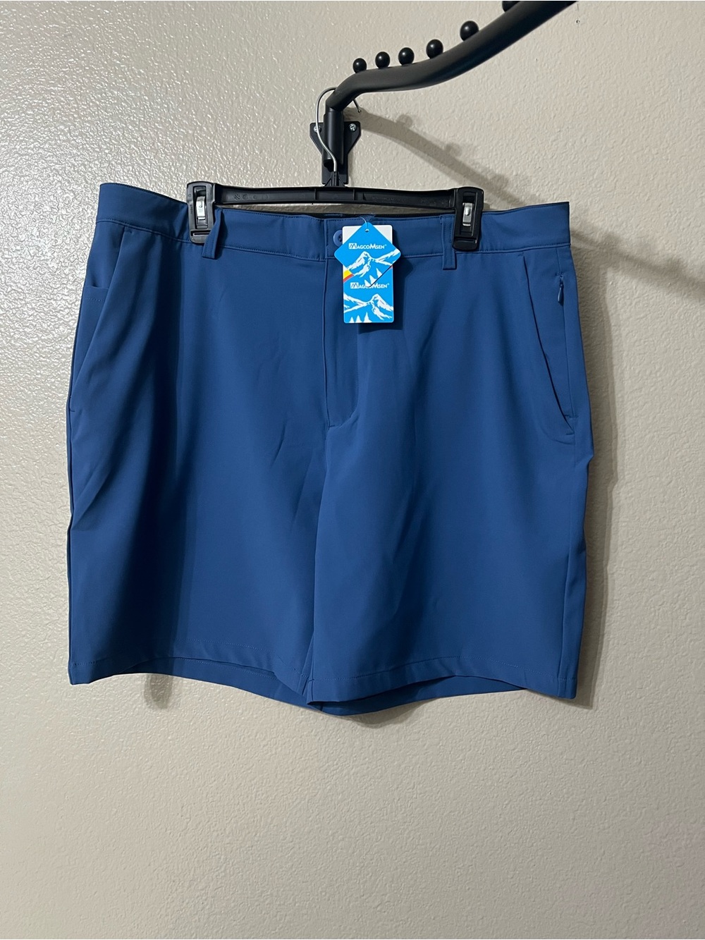 Magcomsen Blue Performance golf shorts Men's Shorts - Sz-38